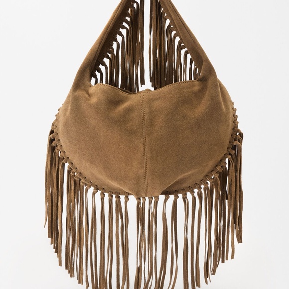 Parfois suede fringe bag - Picture 1 of 4